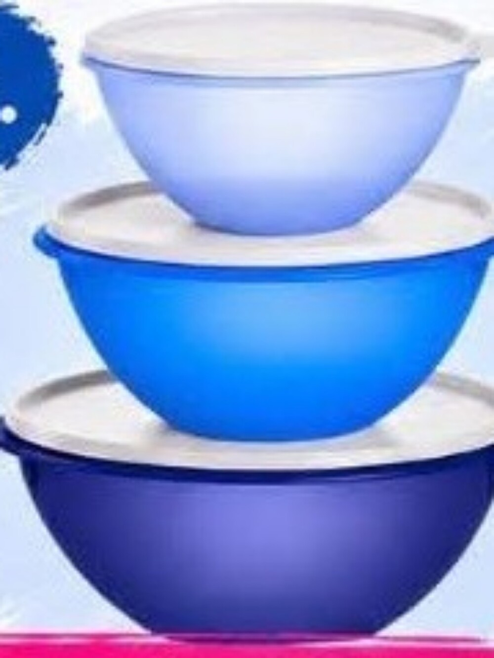 TUPPERWARE CLASSIC WONDERLIER BOWL SET/3 NWT